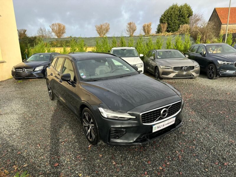 Volvo V60 T8 Twin Engine 303 + 87ch R-Design Geartronic - NLJ Automobiles - Vente vehicules occasion dans la Manche et en Normandie