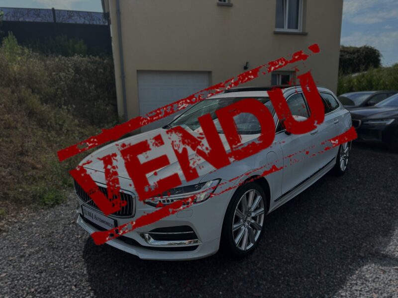 Volvo V90 T8 Twin Engine 303 + 87ch Inscription Luxe Geartronic 40g Nlj Automobiles Vente Vehicules Occasion Dans La Manche Et En Normandie Vendu